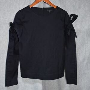 COS Black Tie Sleeve Long Sleeve Blouse EUR 36